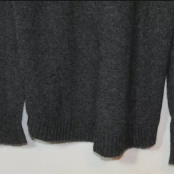 J.crew dark gray turtleneck sweater oversized - Picture 10 of 11